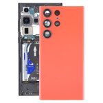 Coque arri�re de batterie en verre pour samsung galaxy s23 ultra sm - s918 avec cache d'objectif d'appareil ...