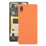 Coque arri�re avec cache d'objectif pour sony xperia ace iii (orange)