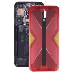 Coque arri�re en verre de batterie pour zte nubia red magic 5g nx659j (rouge)