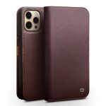 Coque en cuir horizontal horizontal de qialino avec support et portefeuille pour iphone 13 pro max (brown) ... Coque en cuir horizontal horizontal de qialino avec support et portefeuille pour iphone 13 pro max (brown) ...