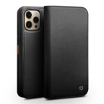 Coque en cuir horizontal horizontal de qialino avec support et portefeuille pour iphone 13 pro max (noir) ... Coque en cuir horizontal horizontal de qialino avec support et portefeuille pour iphone 13 pro max (noir) ...