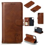 Coque horizontale de cuir horizontal de motif de chat gam avec support et portefeuille pour iphone 13 ...