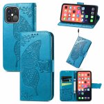 Coque horizontale en cuir horizontal horizontale en relief de papillon avec support / portefeuille / ...