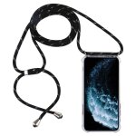 Coque pour t�l�phone portable trasparent tpu � quatre coins et anti - chute avec cordon pour iphone 11 ...