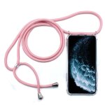 Coque pour t�l�phone portable trasparent tpu � quatre coins et anti - chute avec cordon pour iphone 11 ...
