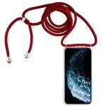 Coque pour t�l�phone portable trasparent tpu � quatre coins et anti - chute avec cordon pour iphone 11 ...