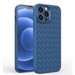 Coque tpu antichoc de couverture enti�rement tiss�e pour iphone 13 pro (bleu)