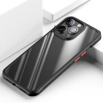 Coque tpu + pc airbag s�rie airbag pour iphone 13 pro (noir)