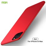 Coque ultra - fine pour ordinateur mofi givr� ultra - fine pour iphone 11 pro max (rouge)