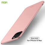Coque ultra - fine pour pc mofi givr� pour iphone 11 pro max (or rose)