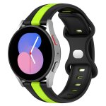 Pour coros apex 46mm / apex pro / ticwatch pro 3 22mm boucle papillon bracelet de montre en silicone ...