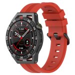 Pour coros apex 46mm / apex pro / ticwatch pro 3 22mm bracelet de montre en silicone de couleur unie ...
