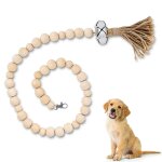 Couchette de porte de chien traineur de chien suspendu corde drôle de chat drôle, style: perles en bois ... Couchette de porte de chien traineur de chien suspendu corde drôle de chat drôle, style: perles en bois ...