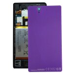 Couverture arri�re de batterie de rechange en aluminium pour sony xperia z / l36h (violet)