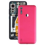Couverture arrire de la batterie pour motorola moto e6i xt2053 - 5 (rouge)