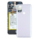 Couverture arrire de la batterie pour motorola moto g10 xt2127 - 2 (argent)