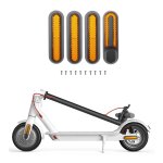 Couverture d�corative � quatre voies de roue de scooter �lectrique avec bandes r�fl�chissantes et vis ...