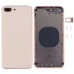 Couverture de logement arrière pour iphone 8 plus (or rose) Couverture de logement arrière pour iphone 8 plus (or rose)