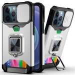Cover caméra coulissant design pc + tpu case antichoc avec porte - bague et emplacement de carte pour ... Cover caméra coulissant design pc + tpu case antichoc avec porte - bague et emplacement de carte pour ...