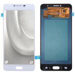 �cran lcd de mat�riel de oled et assembl�e compl�te de digitizer pour la galaxie c7 (blanc)