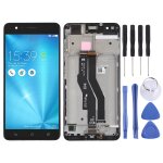 �cran lcd et num�riseur assemblage complet avec cadre pour asus zenfone 3 zoom ze553kl (noir)