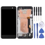 �cran lcd et num�riseur complet avec cadre pour htc u play (noir)