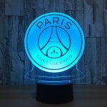 Creative lampe led 3d - 2 modes d'�clairage, 7 couleurs, alimentation via usb ou piles aa - design psg ...