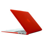 Crystal hard case de protection pour apple macbook air 13, 3 pouces (a1369 / a1466) (rouge)