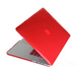 Crystal hard case de protection pour macbook pro retina 13, 3 pouces (rouge)