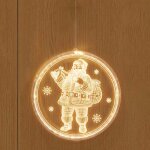 D�coration de no�l lumi�re led lampe suspendue 3d de vacances, alimentation: usb (p�re no�l)