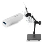 Dermatoscope grossissant pour microscope lectronique numrique de 5 millions, spcification: support ...