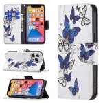 Mod�le de dessin color� horizontal flip cuir coffret avec porte - cartes et portefeuille pour iphone ...