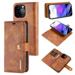 Dg. ming crazy horse texture tournez en cuir magn�tique d�tachable avec porte - cartes et portefeuille ...
