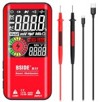Digital multim�tre bside num�rique 9999 compte lcd affichage de couleurs cc capacittance de tension ac ...