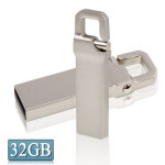 Disque flash métallique de 32 go de style porte - clés usb 2. 0 Disque flash métallique de 32 go de style porte - clés usb 2. 0