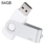 Disque flash usb 2. 0 twister de 64 go (blanc)