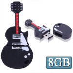 Disque flash usb de forme de guitare de 8 go