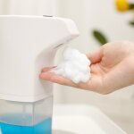 Distributeur automatique de savon  jet de mousse  induction mural, spcification: modles de batterie ...