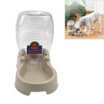 Distributeur d'eau potable automatique utilitaire bouteille détachable avec mangeoire pour chats et chiens ... Distributeur d'eau potable automatique utilitaire bouteille détachable avec mangeoire pour chats et chiens ...