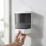 Distributeur manuel de savon en plastique mural de grande capacit, 1000 ml