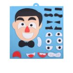 Diy emotion puzzle jouets creative non - tiss� expression faciale autocollants enfants jouets �ducatifs ...