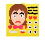 Diy emotion puzzle toys creative non - tissé expression faciale autocollants enfants jouets éducatifs ... Diy emotion puzzle toys creative non - tissé expression faciale autocollants enfants jouets éducatifs ...