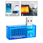 Docteur de charge usb / testeur de courant pour tlphones portables / tablettes (bleu)