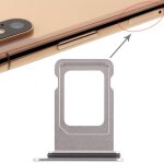 Double bac � carte sim pour iphone xs max (double carte sim) (blanc)
