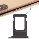 Double plateau de carte sim pour iphone xs max (double carte sim) (noir)