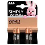Duracell battery (aaa) lr03 alkaline basic (4 batteries / blister) 1. 5v