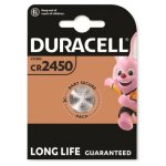 Duracell battery (cr2450) button lithium (1 battery / blister) 3v