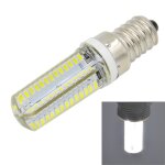 E14 5w 400lm silicone ampoule de mas, 104 led smd 3014, lumire blanche, ac 220v