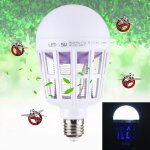 E27 15w lumi�re blanche + 365 nm violet lampe moustique ampoule tueur, insectes parasites des insectes ...