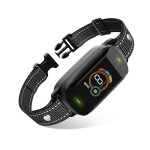 �cran couleur bark stopper rechargeable �tanche smart dog trainer (noir)